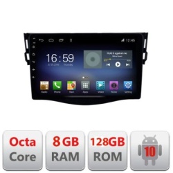Navigatie TOYOTA RAV 4 2008-2012 F-018 Octa Core cu Android Radio Bluetooth Internet GPS WIFI DSP 8+128GB 4G KIT-018+EDT-E609