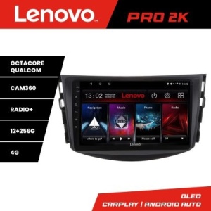Navigatie Toyota RAV4 Lenovo Kit-018 8 core QLED 2K 12+256 360 Android Waze USB Navigatie Internet Youtube Radio KIT-018+PRO-2K-9-12+256