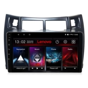 Navigatie Toyota Yaris 2008-2011 Lenovo Kit-YARIS08 8 core QLED 2K 4+64 360 Android Waze USB Navigatie Internet Youtube Radio Lenovo KIT-YARIS08+PRO-2K-9-4+64 - Img 2