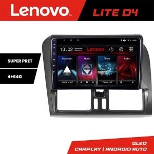 Navigatie Volvo XC60 2014-2018 Lenovo 4+64 GB Android Waze USB Navigatie Internet Youtube Radio KIT-272-14+LITE-D4-9-4+64