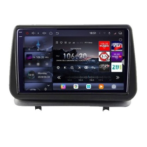 NavigatieRenault Clio 3 2005-2013 Edotec Kit-Clio3 8 core QLED 2K 12+256GB 360 Android Waze USB Navigatie Internet Youtube Radio kit-clio3+EDT-E809-2K - Img 2