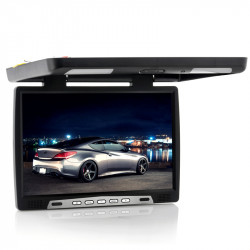 PLAFONIERA AUTO CU MONITOR LCD 17 '' USB / SD PLAYER 2 INTRARI VIDEO SI MODULATOR FM ! MONTAJ CALIFICAT IN TOATA TARA !