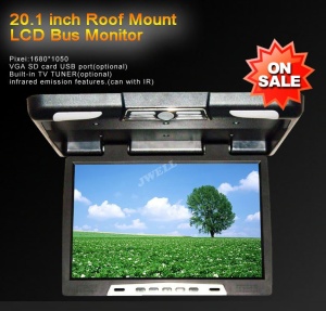 PLAFONIERA AUTO CU MONITOR LCD 20,1'' 2 INTRARI VIDEO ! MONTAJ CALIFICAT IN TOATA TARA ! - Img 2