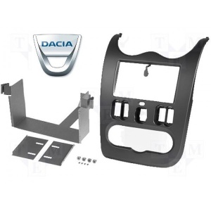 RAMA ADAPTOARE 2DIN DEDICATA DACIA LOGAN / DUSTER / SANDERO CULOARE GRI MAT Connects2 CT23DC02