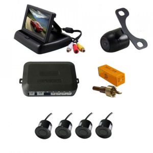 Senzori parcare cu camera video si display LCD de 4.3" pliabil S612-P