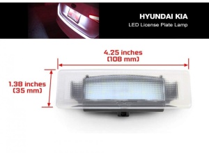 Set 2 Lampi Numar Led Kia Sportage, Optima, K2, K3, K5, Cadenza - BTLL-222
