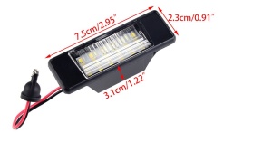 Set 2 lampi numar led Nissan Qashqai, Juke, X-Trail - BTLL-152