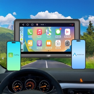 Sistem de navigatie GPS Portabil cu DVR incorporat PNI S932 PRO Harti Maps Igo Truck si Waze cu Radarele din Europa pentru Camioane si Autoturisme, ecran 7 inch, memorie 32 GB, 2GB DDR3 RAM, Android 13, Apple Carplay si Android Auto Camera Marsarier