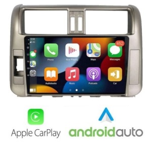 Sistem Multimedia MP5 Toyota Prado 2010-2013 J-347 Carplay Android Auto Radio Camera USB KIT-347+EDT-E110