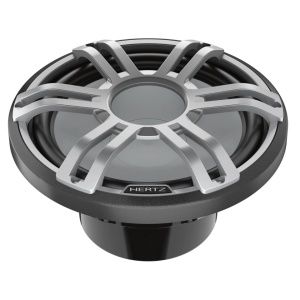 Subwoofer Marine Hertz HMS 12 S2-LD-G / SW, Negru / Alb, 300mm, 500W RMS 2Ω - Img 2