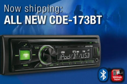 ALPINE CDE-173BT RADIO-CD MP3 Player Auto Cu USB Leduri Rosii / Verzi Selectabile Montaj In Toata Tara