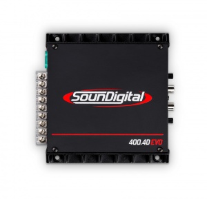 Amplificator Auto Soundigital 400.4 D EVO 4 Canale 4ohm 400watts Clasa D Full Range