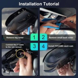 Camera DVR 4K FiTCAMX special conceput pentru Mercedes V-Class (facelift) EQV, Vito, eVito