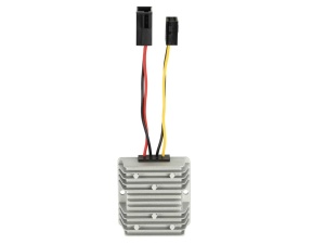 Convertor de tensiune 24V la 12V, convertor descendent 10A pentru instalare player auto pe camion, autocar, utilaj, barcă  (24 V -> 12 V) ACV 30.3520-06-0