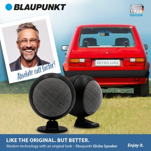 Difuzor Blaupunkt Globe - Legendara boxă auto cu boxă glob cu aspect retro