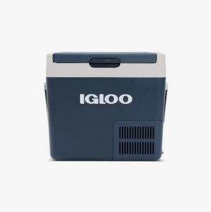 Frigider auto cu compresor, display, alimentare la 12/24V DC si 100-240V AC, capacitate aprox. 20 litri