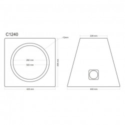 INCINTA SUBWOOFER UNIVERSALA, 300 MM, 40L - COD C1240