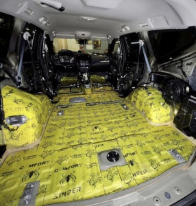 INSONORIZANT AUTO Comfort Mat SPIDER BULK PACK, 3,5MM, 500X700 MM - PACHET 10 FOI