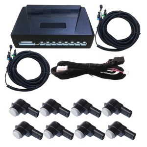 Senzori de parcare fata si spate cu integrare OEM pe display-ul original al masinii pentru TOYOTA CHR RAV 4 IZOA COROLLA AURIS HYBRID