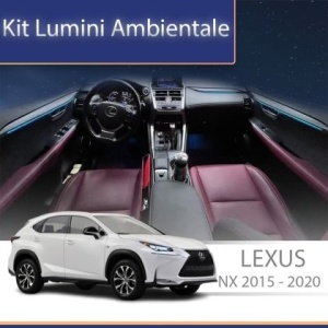 Lumini ambientale dedicate Lexus NX 2015-2021 set complet control telefon sau sistem original