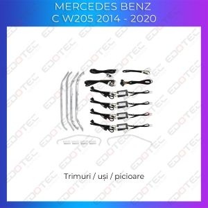 Lumini Ambientale dedicate trimuri usi picioare Mercedes C W205 GLC X253 pe sistemul original sau telefon AMB-ME-W205-01 - Img 4