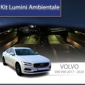 Lumini ambientale dedicate Volvo S90/V90 2017-2022 set complet control telefon sau sistem original