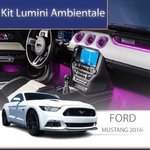 Lumini ambientale Ford Mustang 2016-2020 set complet control telefon sau sistem original AMB-FD-MUSTANG-2016
