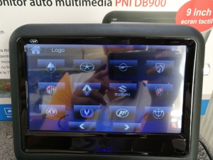 MONITOR AUTO TETIERA NEGRU ECRAN 9'' TOUCHSCREEN DVD PLAYER SD USB PNI DB900 HD - Img 10