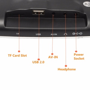 MONITOR CU PRINDERE PE TETIERA ECRAN TACTIL 10'' TRAVELMATE 10 USB / SD MP5 PLAYER REZOLUTIE HD - Img 17
