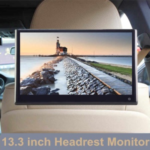 MONITOR TETIERA ANDROID TRAVELMATE 13.3" TABLETA SMART ULTRASLIM HDMI USB SD 1080P 4K INTERNET WIFI BLUETOOTH TOUCHSCREEN REZOLUTIE FULL HD LEDURI AMBIENTALE SI LOGO SELECTABILE