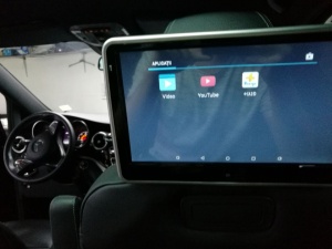 MONITOR TETIERA CU ANDROID TRAVELMATE 10" USB SD 1080P INTERNET WIFI BLUETOOTH TOUCHSCREEN REZOLUTIE HD LOGO SELECTABIL
