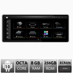 NAVIGATIE ANDROID 10 DEDICATA AUDI Q3 U8 2013-2018 ECRAN 12,3” CAPACITIV INTERNET WIFI PROCESOR CORTEX A9 1,6GHZ 8GB RAM 256GB ROM CARKIT BLUETOOTH PRELUARE AGENDA TELEFONICA MIRROR LINK MODEL EDT-Q3-3G-V3