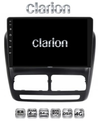 Navigatie Android Dedicata Fiat Doblo 2 2009-2015 si Opel Combo D 2010-2018 Octacore 4+64GB SIM 4G Android Auto Carplay Wireless Model Clarion GL-700 (XD8581-4645)