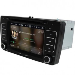 NAVIGATIE ANDROID DEDICATA SKODA OCTAVIA 2 ECRAN 8'' CAPACITIV 16GB 2GB RAM INTERNET 3G WIFI QUAD-CORE 1,6 GHZ DVR CARKIT BLUETOOTH MIRROR LINK MODEL PREMIUM