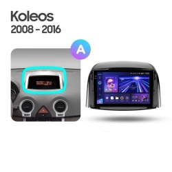 Navigatie Auto cu Asistenta AI Teyes CC4 PRO Renault Koleos 2008 - 2016 8+128GB 9.5" QLED, Android 13, 5G, 7.1 DSP, CarPlay