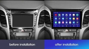Navigatie Auto Teyes CC3 Split Hyundai i30 2011-2017 4+64GB 9" QLED Octa-core 1.8Ghz, Android 4G Bluetooth 5.1 DSP - Img 2
