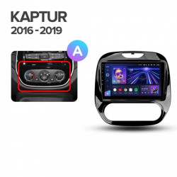 NAVIGATIE AUTO TEYES CC3L RENAULT CAPTUR 2016-2019 4+32GB 9" IPS OCTA-CORE 1.6GHZ, ANDROID 4G BLUETOOTH 5.1 DSP
