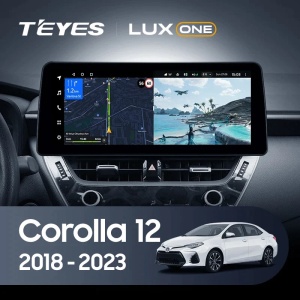 NAVIGATIE AUTO TEYES LUX ONE TOYOTA COROLLA 12 2018-2020 4+32GB 12.3" IPS OCTA-CORE 2GHZ, ANDROID 4G BLUETOOTH 5.1 DSP - Img 2