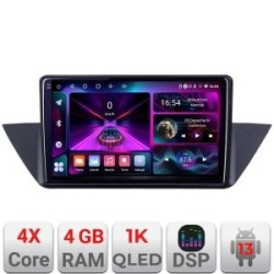 Navigatie BMW X1 E84 A-219 cu Android Radio Bluetooth internet 4+64 InCell Display 1K KIT-219+EDT-E210-RK