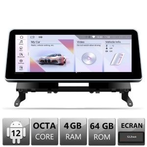 Navigatie BMW X3 X4 F25 F26 2010-2011 cu ecran CIC Android ecran 10.25" 4+64 4G BT bm-29 10.25+CIC-10.25-4+64