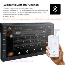 NAVIGATIE CARPAD 2DIN UNIVERSALA ANDROID 8.1 EDOTEC EDT-E200 ECRAN 7'' CAPACITIV USB INTERNET 3G DVR WAZE GPS