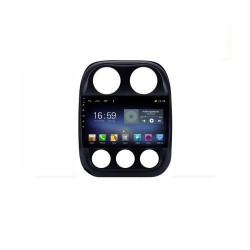 NAVIGATIE CARPAD ANDROID 10 DEDICATA JEEP COMPASS 2010-2016 ECRAN CAPACITIV OCTACORE 4GB RAM 64 GB ROM DVR CARKIT BLUETOOTH MIRROR LINK MODEL LENOVO KIT-2500+EDT-E610