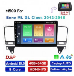 NAVIGATIE CARPAD ANDROID 10 DEDICATA MERCEDES ML W166 GL X166 2012-2015 ECRAN IPS 9" CAPACITIV INTERNET WIFI SIM 4G PROCESOR OCTA CORE 4GB RAM 64GB MEMORIE INTERNA SUNET DSP DVR CARKIT BLUETOOTH MIRROR LINK COOLER RACIRE INCLUS MODEL KIT-W166+EDT-M500