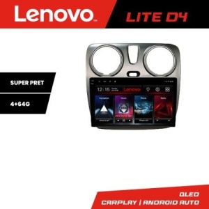 Navigatie Dacia Dokker Android radio bluetooth internet 4+64 RAM Lenovo kit-dokker+LITE-D4-9-4+64