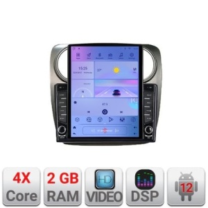 Navigatie Dacia Dokker ecran tip TESLA 9.7" cu Android Radio Bluetooth Internet GPS WIFI 2+32 DSP Quad Core kit-dokker+EDT-E708
