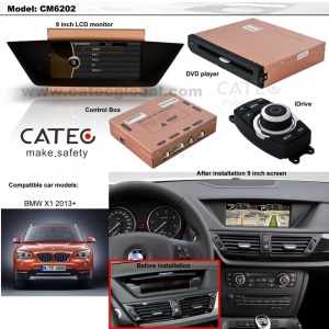 NAVIGATIE DEDICATA BMW X1 E84 2009-2015 ECRAN 9'' DVD GPS CARKIT PRELUARE AGENDA TELEFONICA - Img 3