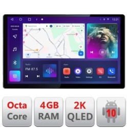 Navigatie dedicata Dacia Duster 2023-, Ecran 2K QLED 13",Octacore,4Gb RAM,32Gb Hdd,4G,360,DSP,Carplay,Bluetooth KIT-duster2023+EDT-E413-2K