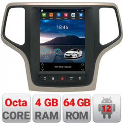 Navigatie dedicata Edonav tip Tesla MARCA,Qled 9.7",Octacore,4Gb RAM,64Gb Hdd,4G,DSP,Carplay,Bluetooth Kit-tesla-grandcherokee+EDT-E420