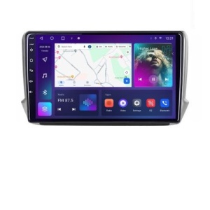 Navigatie dedicata Peugeot 208 2008 C-PSA Android Octa Core Ecran 2K QLED GPS 4G 4+32GB 360 KIT-PSA+EDT-E410-2K - Img 2