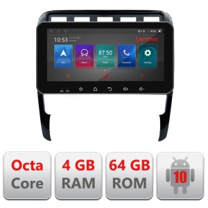 Navigatie dedicata Porsche Cayenne 2002-2011 I-443 4+64 Lenovo ecran 10.33" Android Waze USB Navigatie Internet Youtube Radio - Img 2